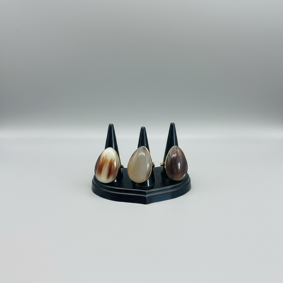 Bagues en pierre naturelle