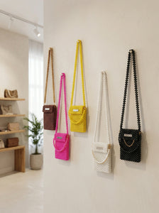 Sac en perle MAMAA: Élégance et Praticité pour un Style bandoulière