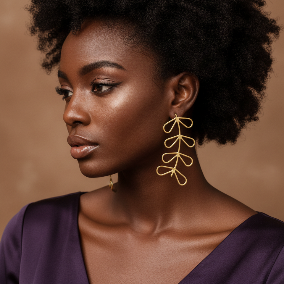 Boucle d'oreille collection AMARA