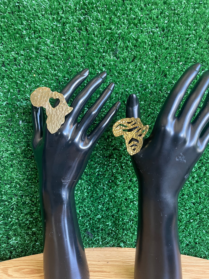 BAGUE COLLECTION CARTE D'AFRIK