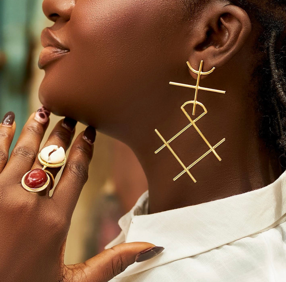 Boucle d'oreille collection AMARA