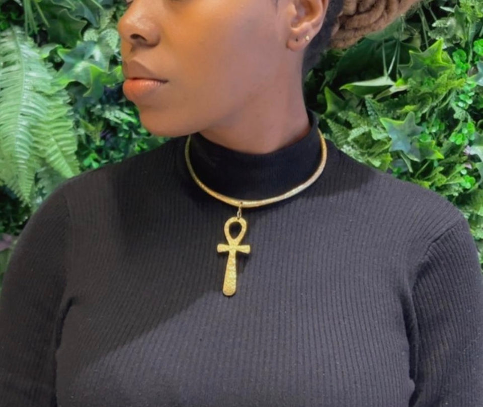 COLLIER TENDANCES EN LAITON