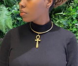 COLLIER TENDANCES EN LAITON