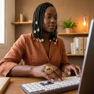 Bagues Modernes avec cauris