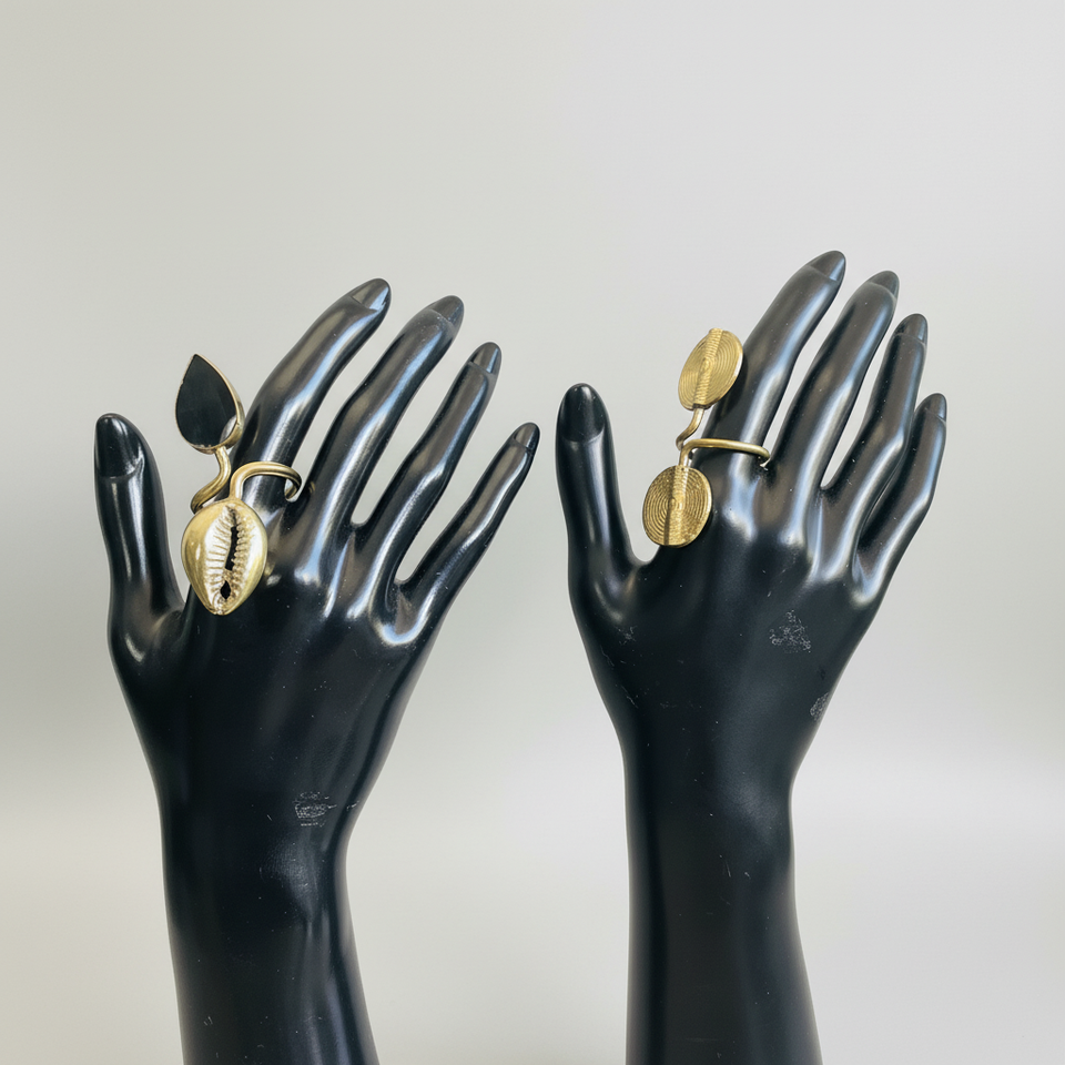 Bagues Modernes avec cauris